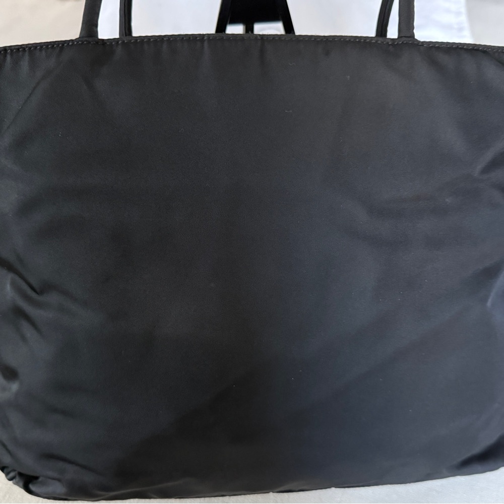 Authentic Vintage Prada Tessuto City Black Nylon Shoulder Bag w dust bag - Picture 5 of 10